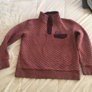 Women’s Patagonia. Cotton Quilt snap- T pullover.